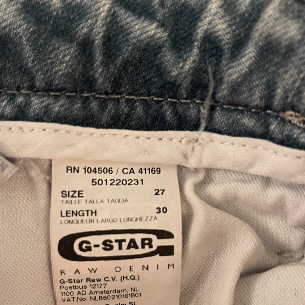 G-Star Women’s  Faded Blue Arch  Jeans - Picture 3 of 6